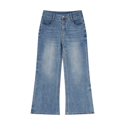 Saint Luciel Women’s Vintage Wash Wide Leg Jeans