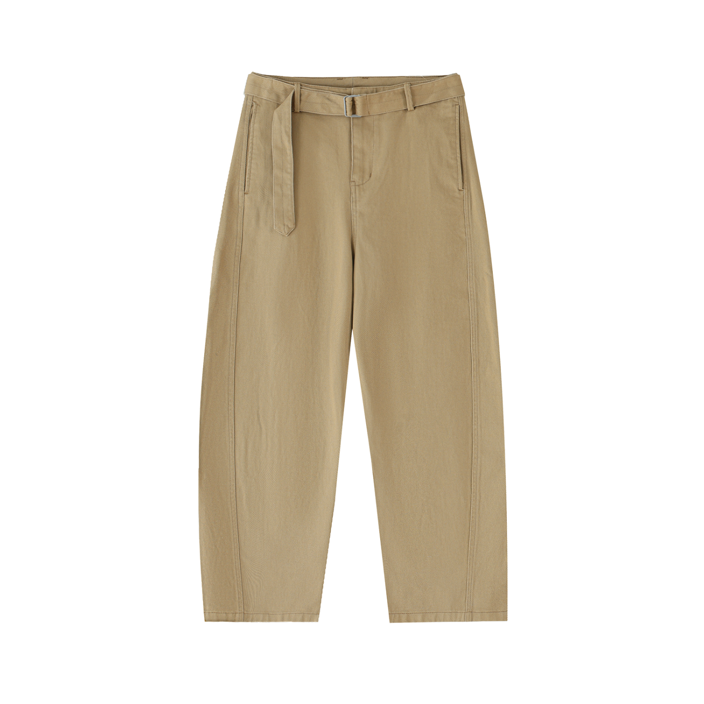 Saint Luciel Belted Barrel-leg Chino Pants