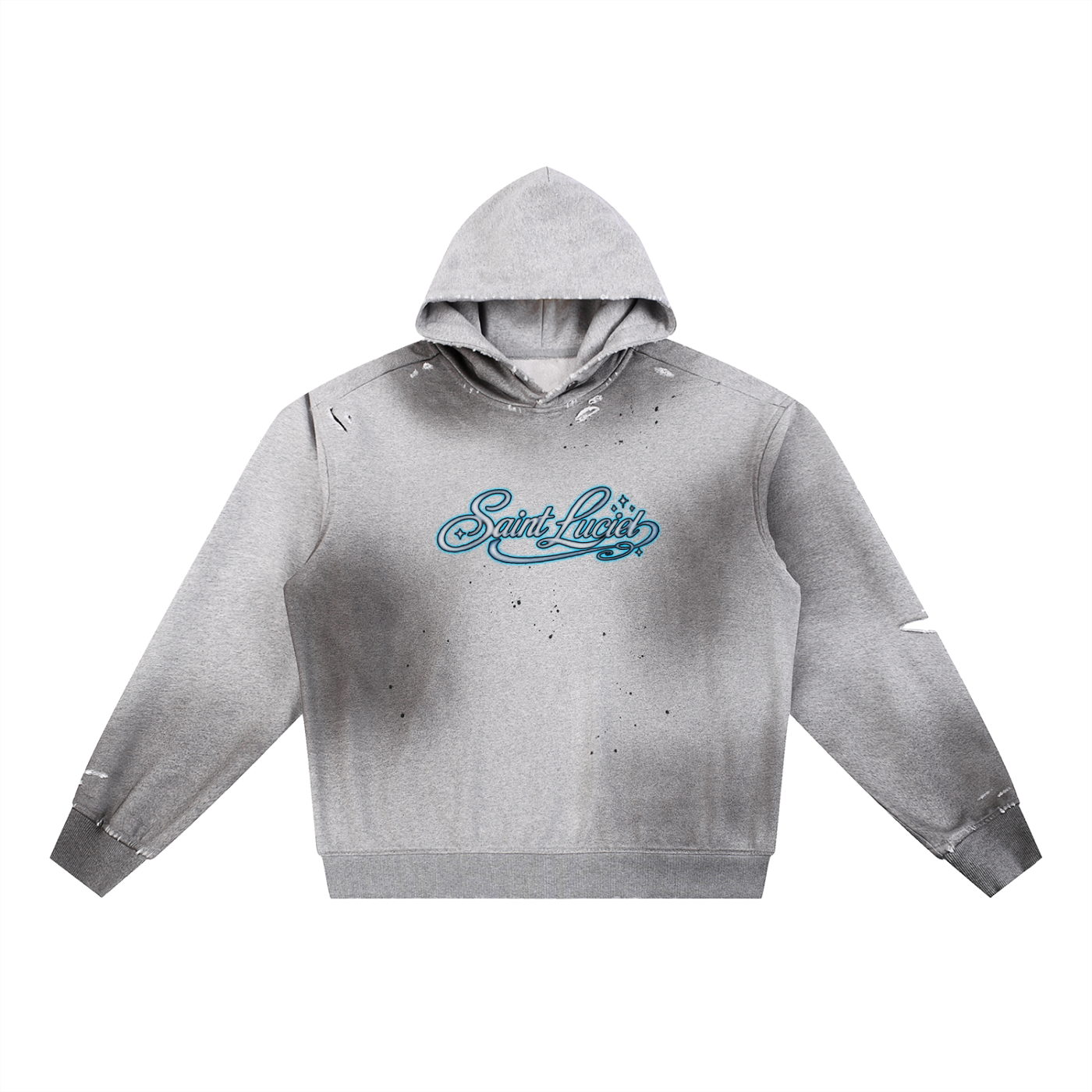 Saint Luciel Blue Chrome Hoodie