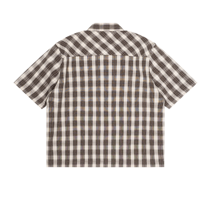 Saint Luciel Boxy Plaid Short Sleeve Shirt