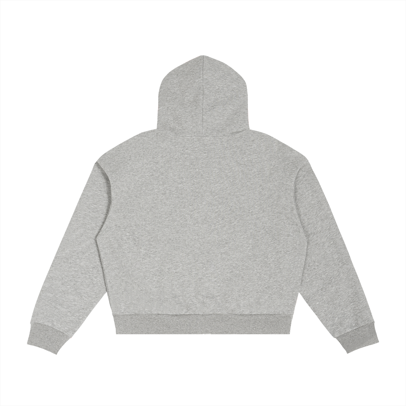 Saint Luciel Contrast Plaid Boxy Zip Hoodie