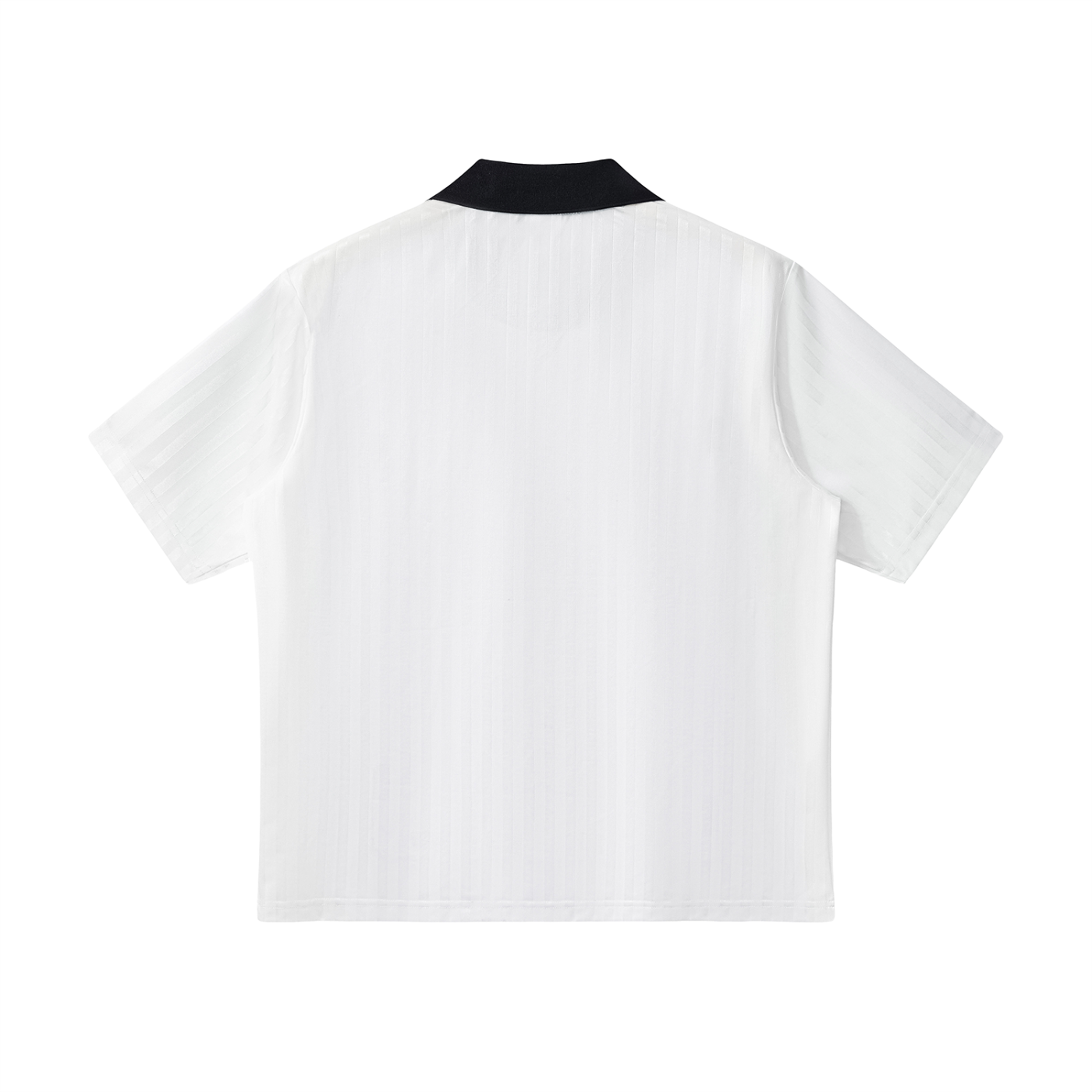Saint Luciel Contrast Collar Striped Soccer Jersey