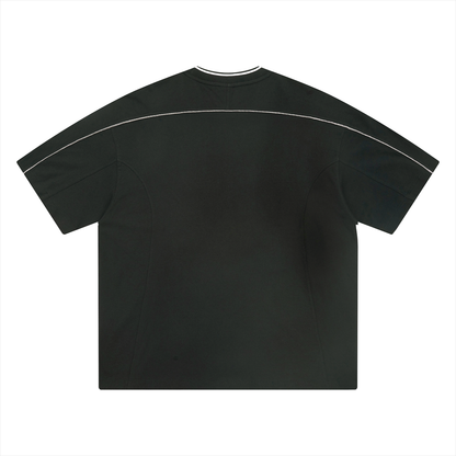 Saint Luciel Oversized Contrast Tape T-Shirt