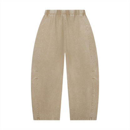 Saint Luciel Mineral Wash Barrel Leg Pants
