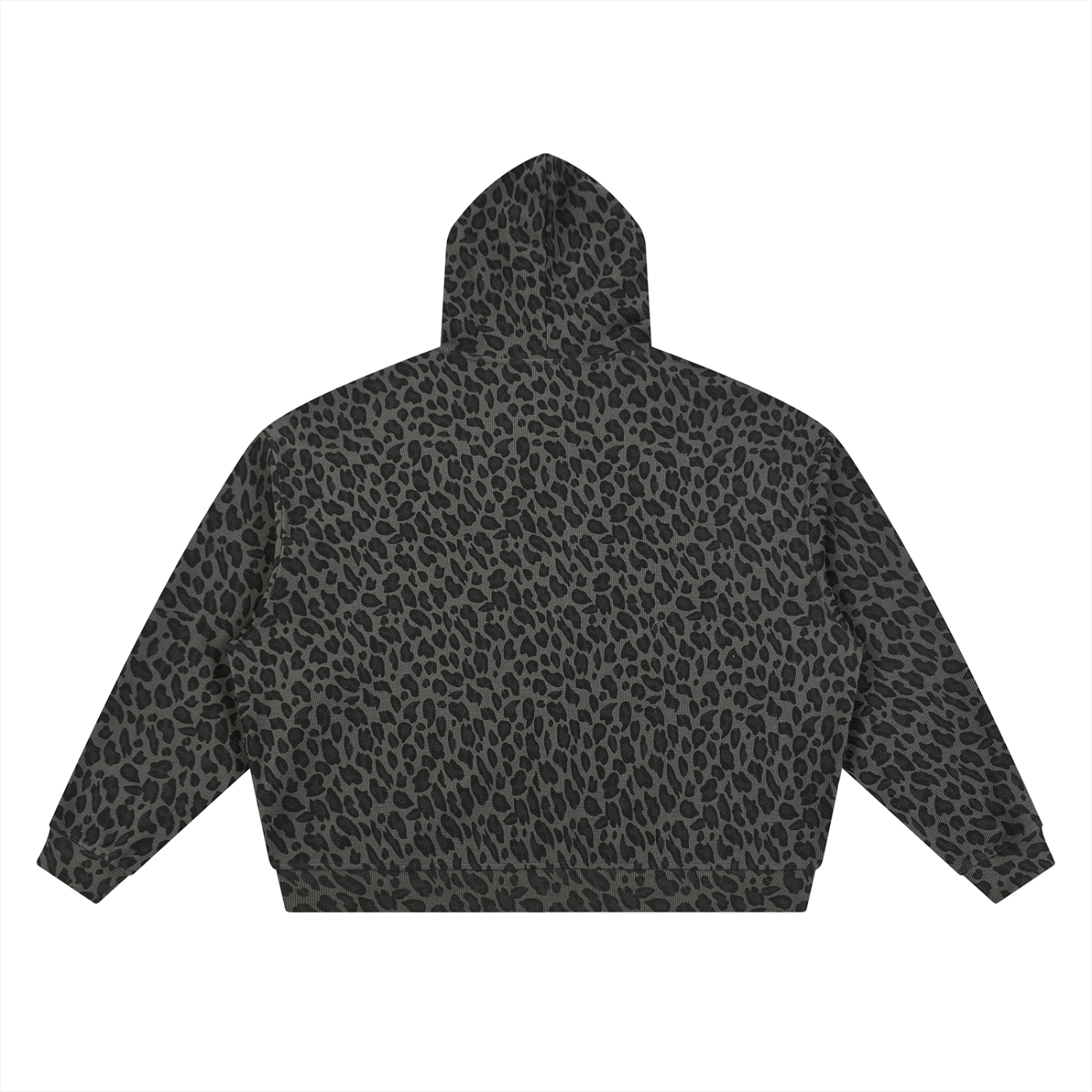 Saint Luciel Leopard Print Full Zip Hoodie