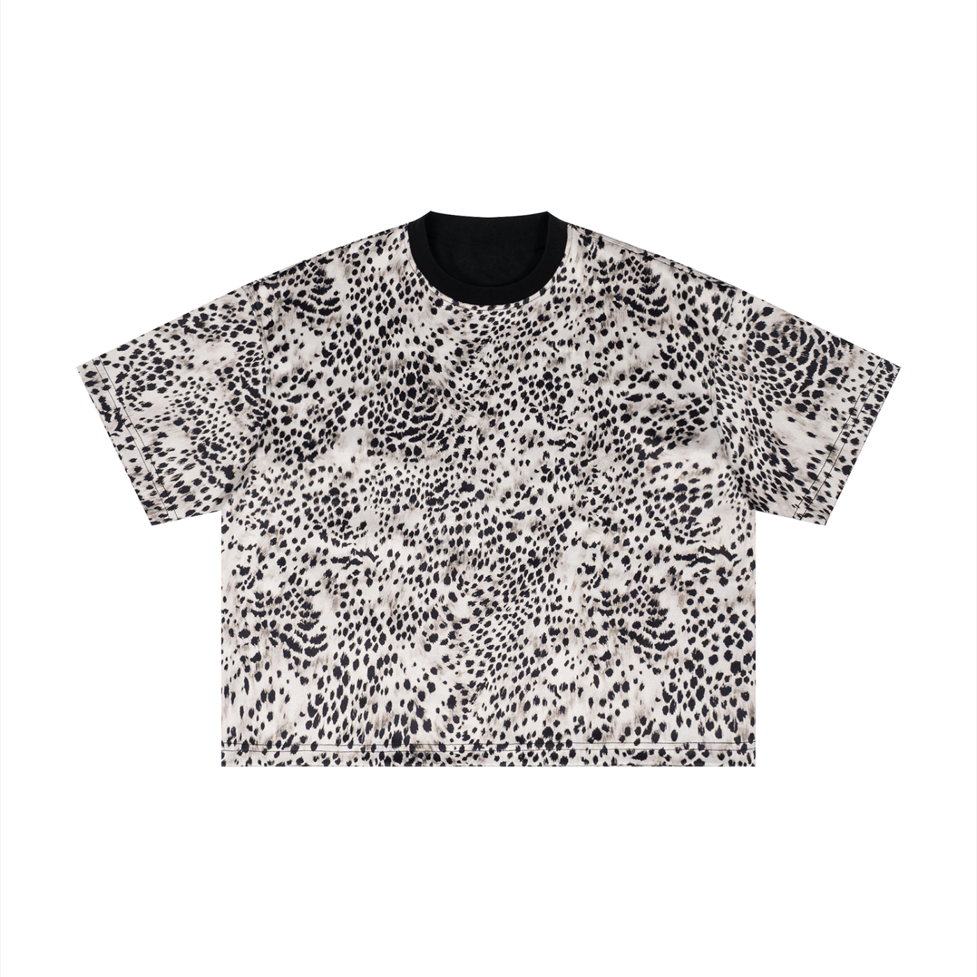 Saint Luciel Cheetah Print Boxy T-Shirt