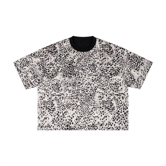 Saint Luciel Cheetah Print Boxy T-Shirt