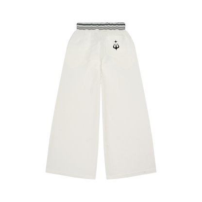 Saint Luciel Striped Waist Wide Leg Pants