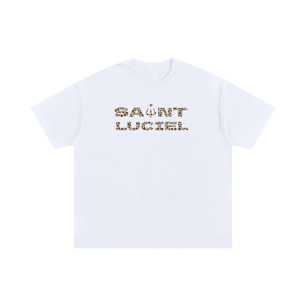 Saint Luciel Oversized Cotton T-Shirt (Leopard)