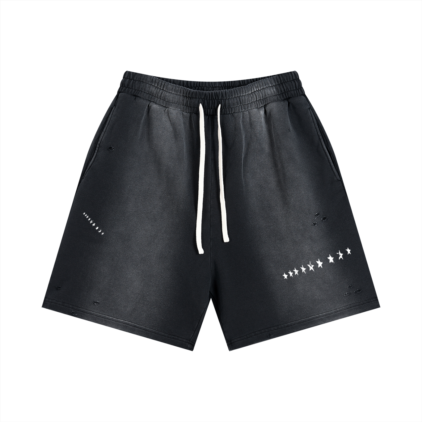 Saint Luciel STAR Distressed Shorts