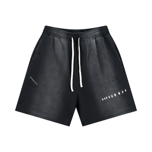 Saint Luciel STAR Distressed Shorts