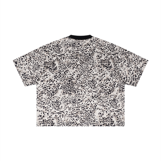 Saint Luciel Cheetah Print Boxy T-Shirt