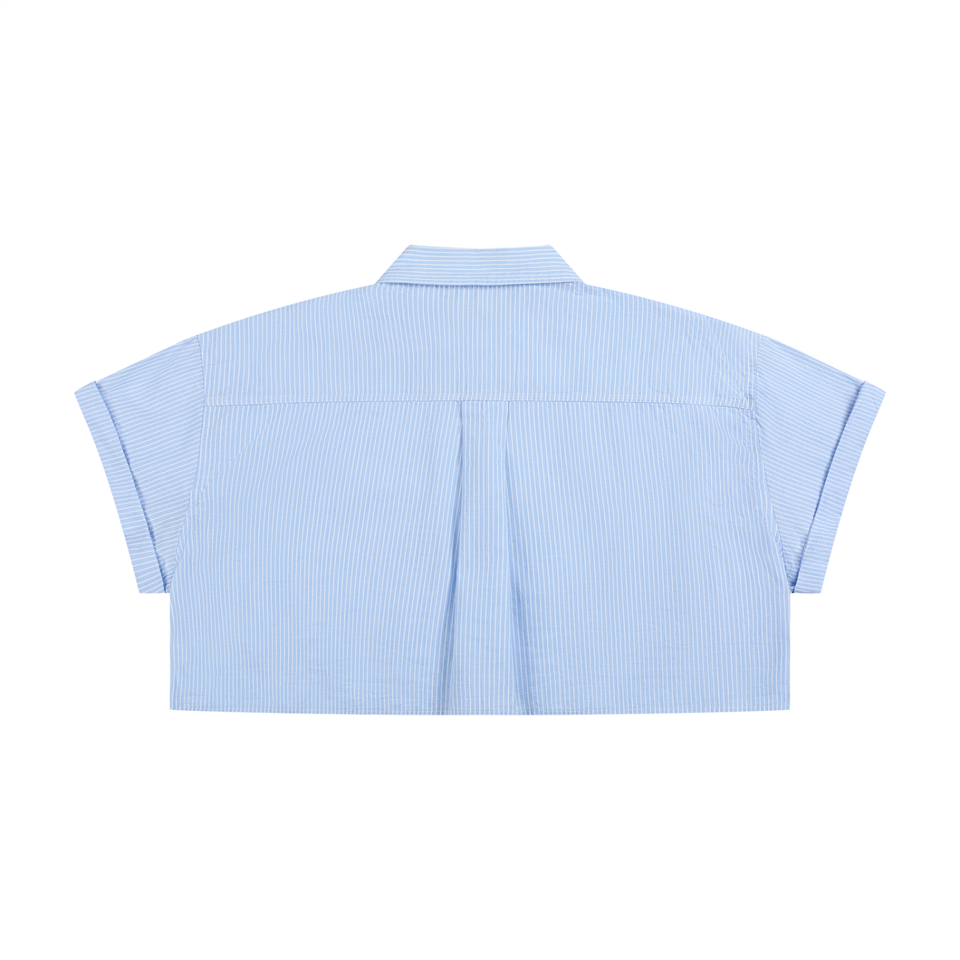 Saint Luciel Women’s Striped Boxy Cropped Shirt