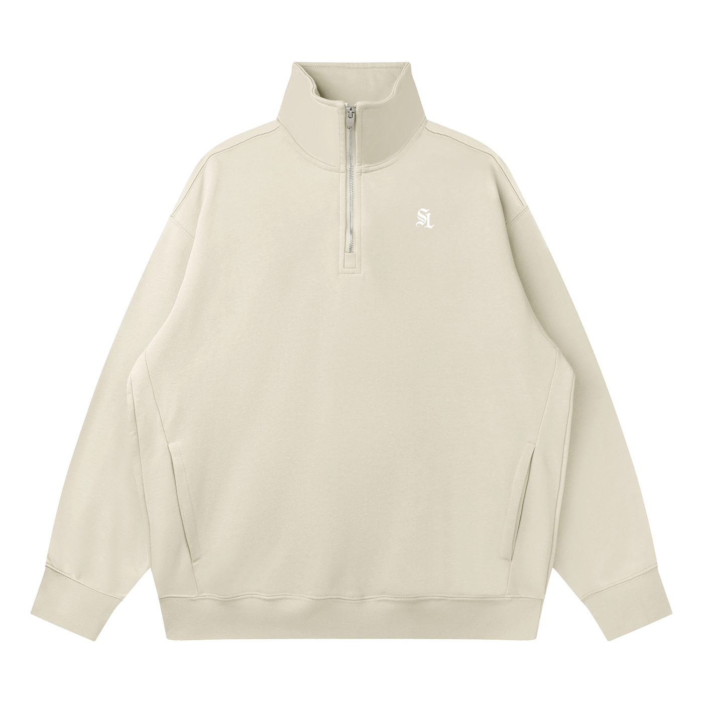 Saint Luciel Quarter-Zip Drop Shoulder Sweatshirt