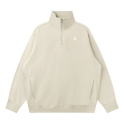 Saint Luciel Quarter-Zip Drop Shoulder Sweatshirt