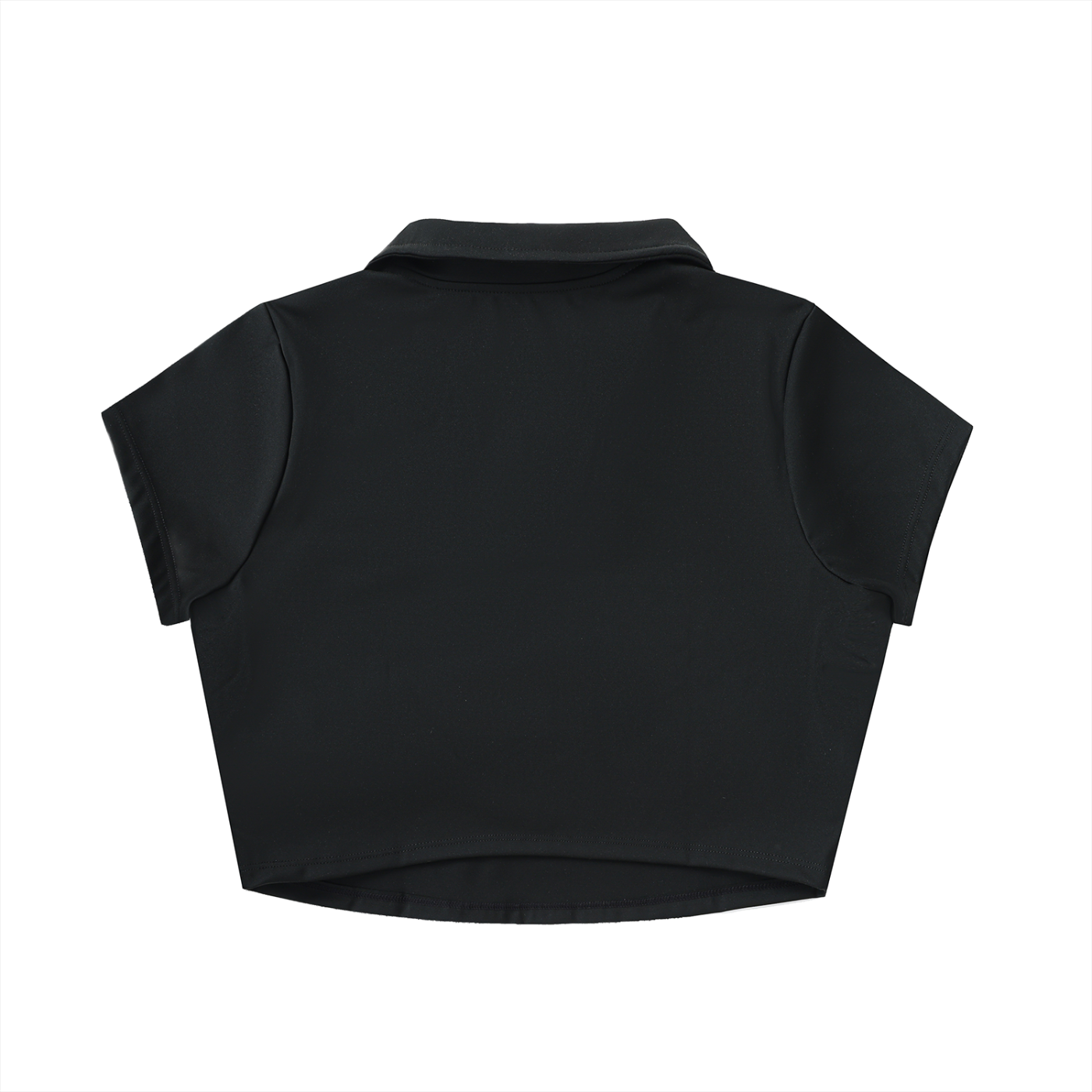 Saint Luciel V-Neck Lapel Crop Top
