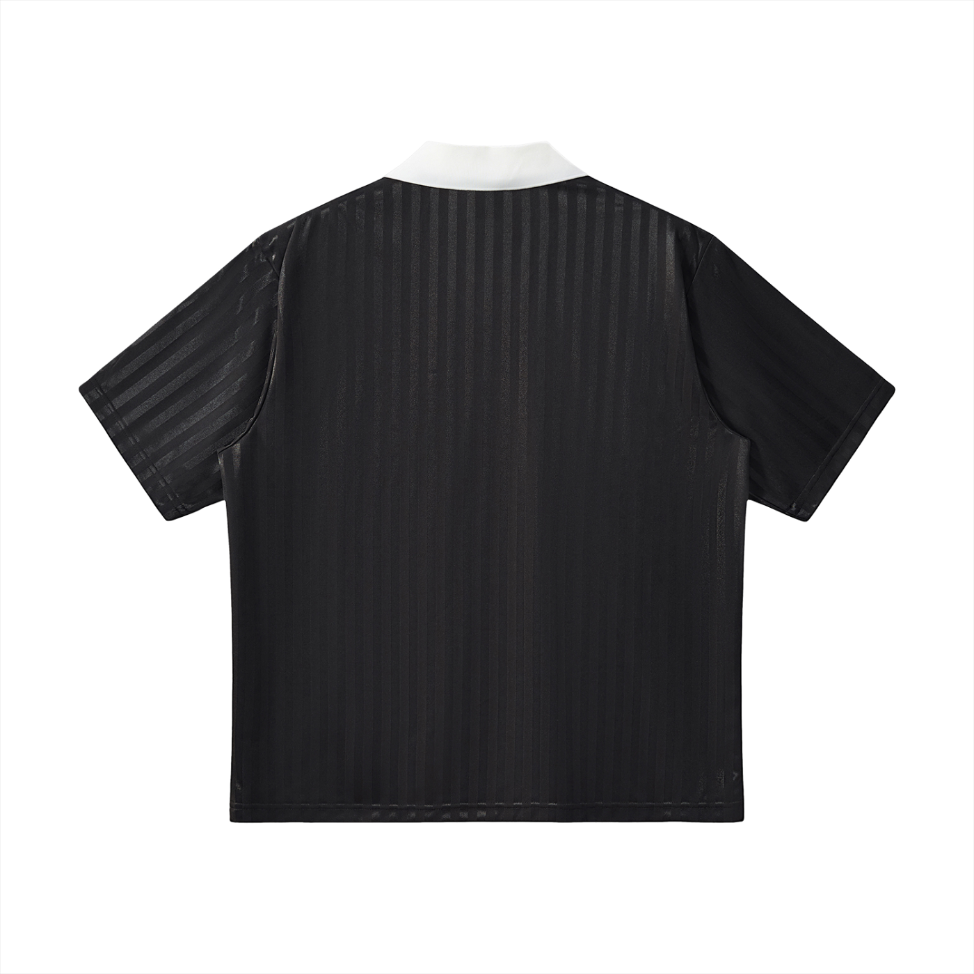 Saint Luciel Contrast Collar Striped Soccer Jersey