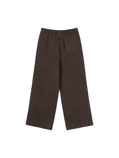 Saint Luciel Fleece Drawstring Straight-Leg Sweatpants
