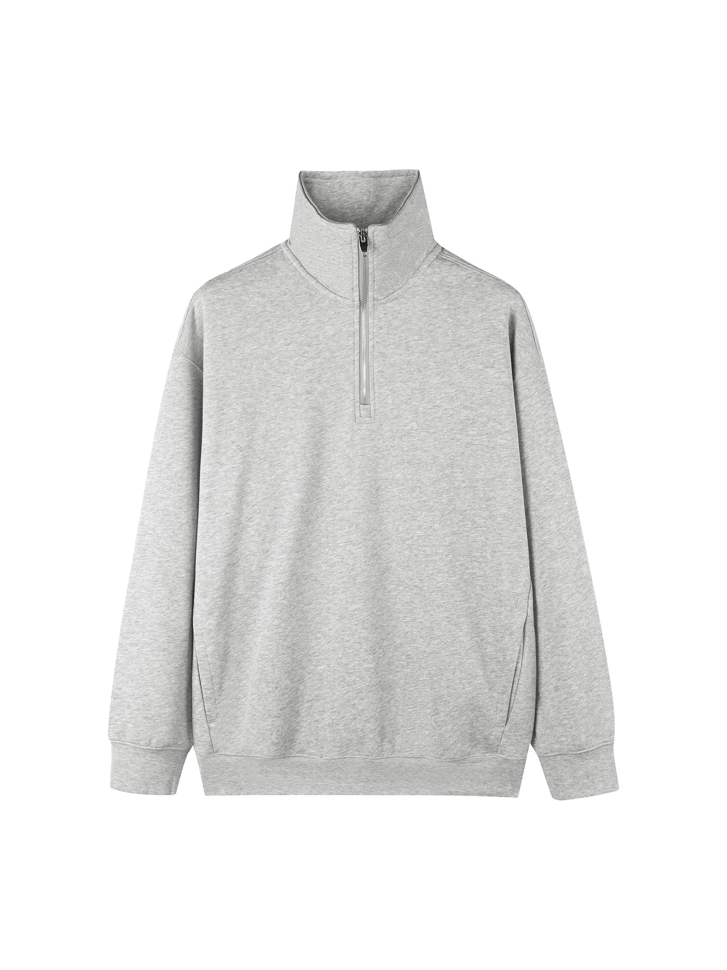 Saint Luciel Quarter-Zip Drop Shoulder Sweatshirt