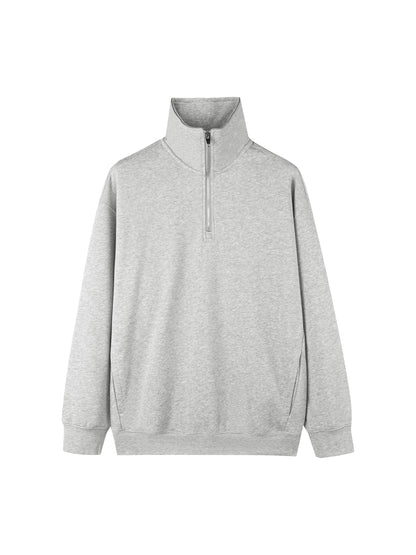 Saint Luciel Quarter-Zip Drop Shoulder Sweatshirt