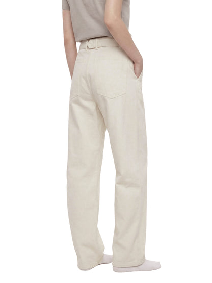 Saint Luciel Belted Barrel-leg Chino Pants