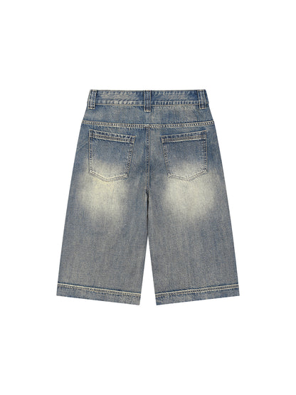 Saint Luciel Vintage Wash Baggy Denim Jorts