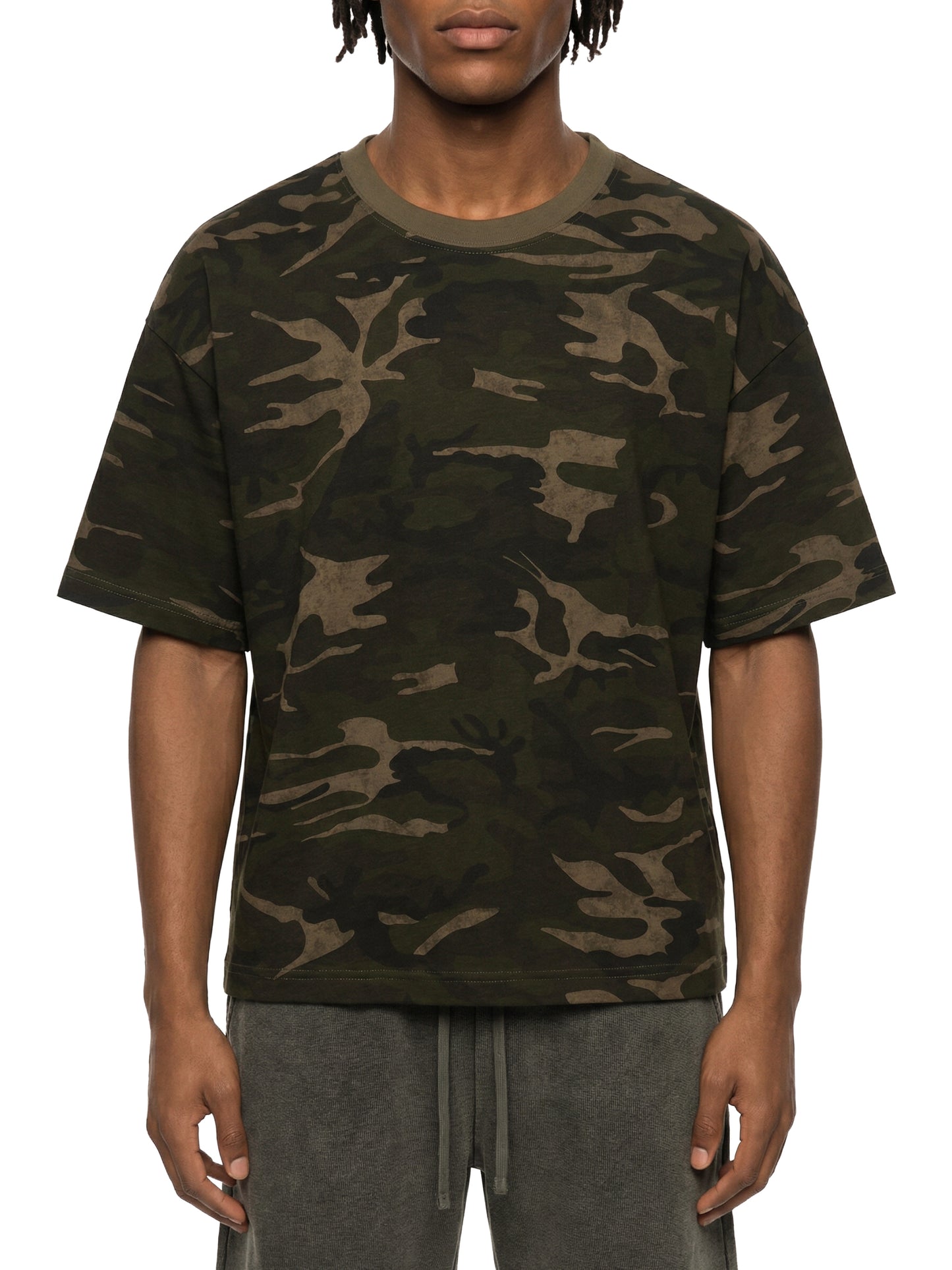Saint Luciel Camo Boxy T-Shirt