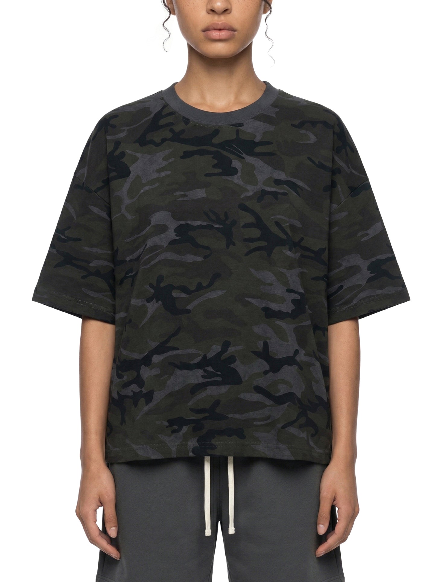 Saint Luciel Camo Boxy T-Shirt