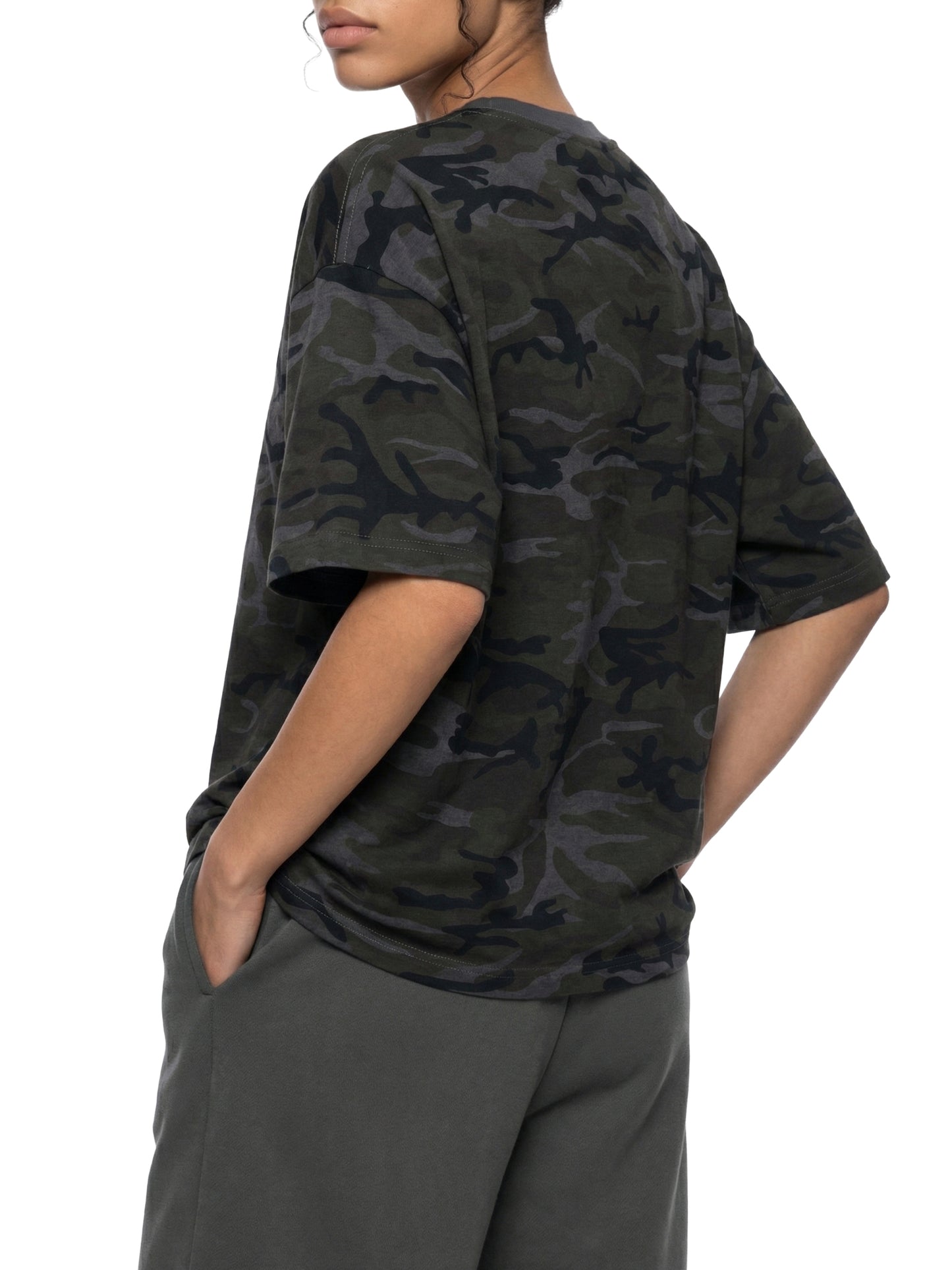 Saint Luciel Camo Boxy T-Shirt