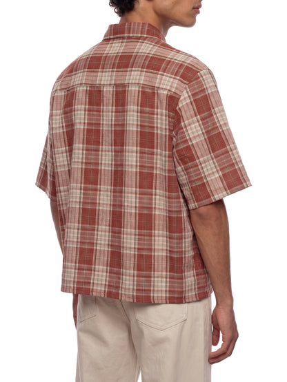 Saint Luciel Plaid Boxy Short Sleeve Shirt
