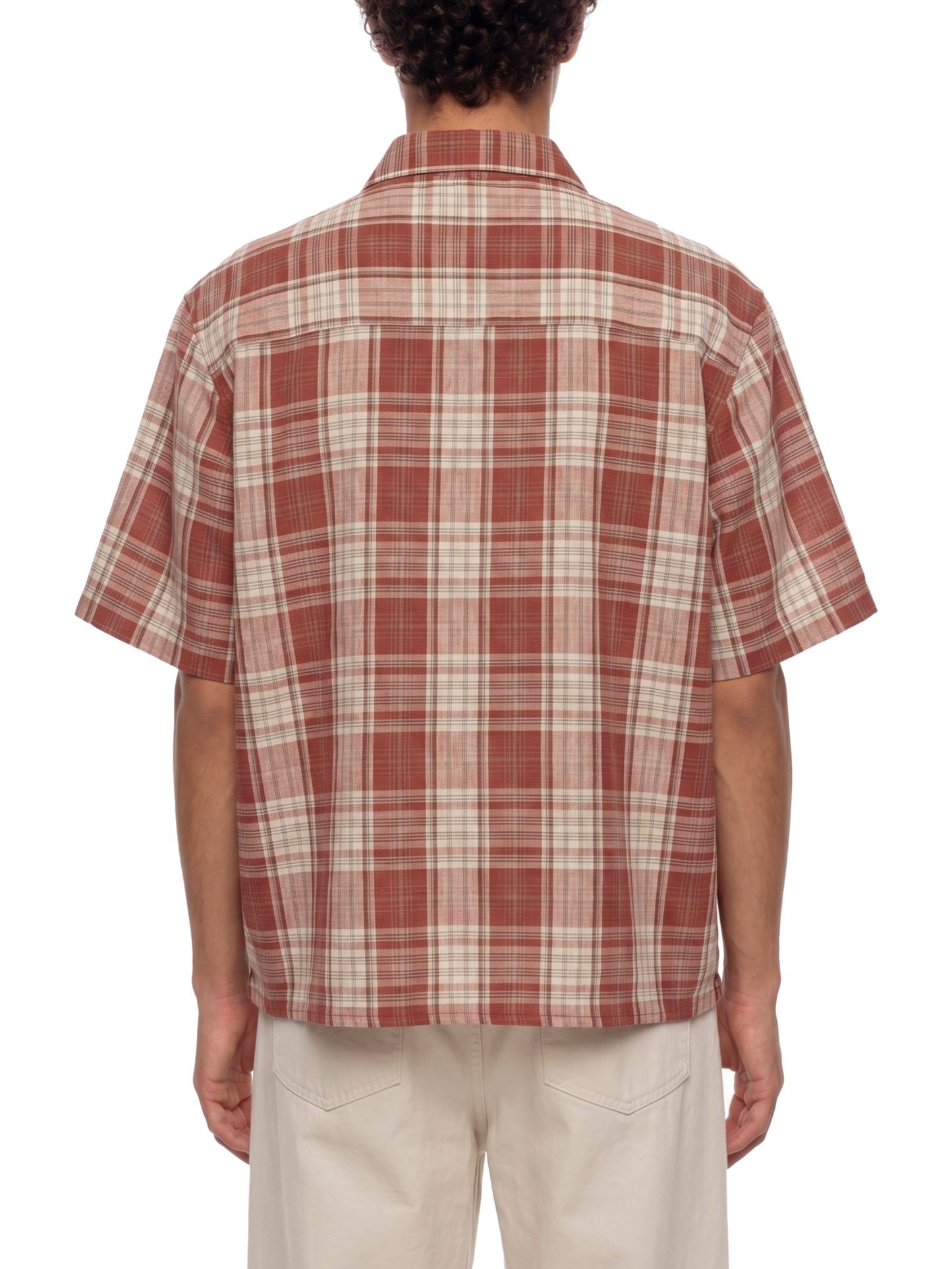 Saint Luciel Plaid Boxy Short Sleeve Shirt