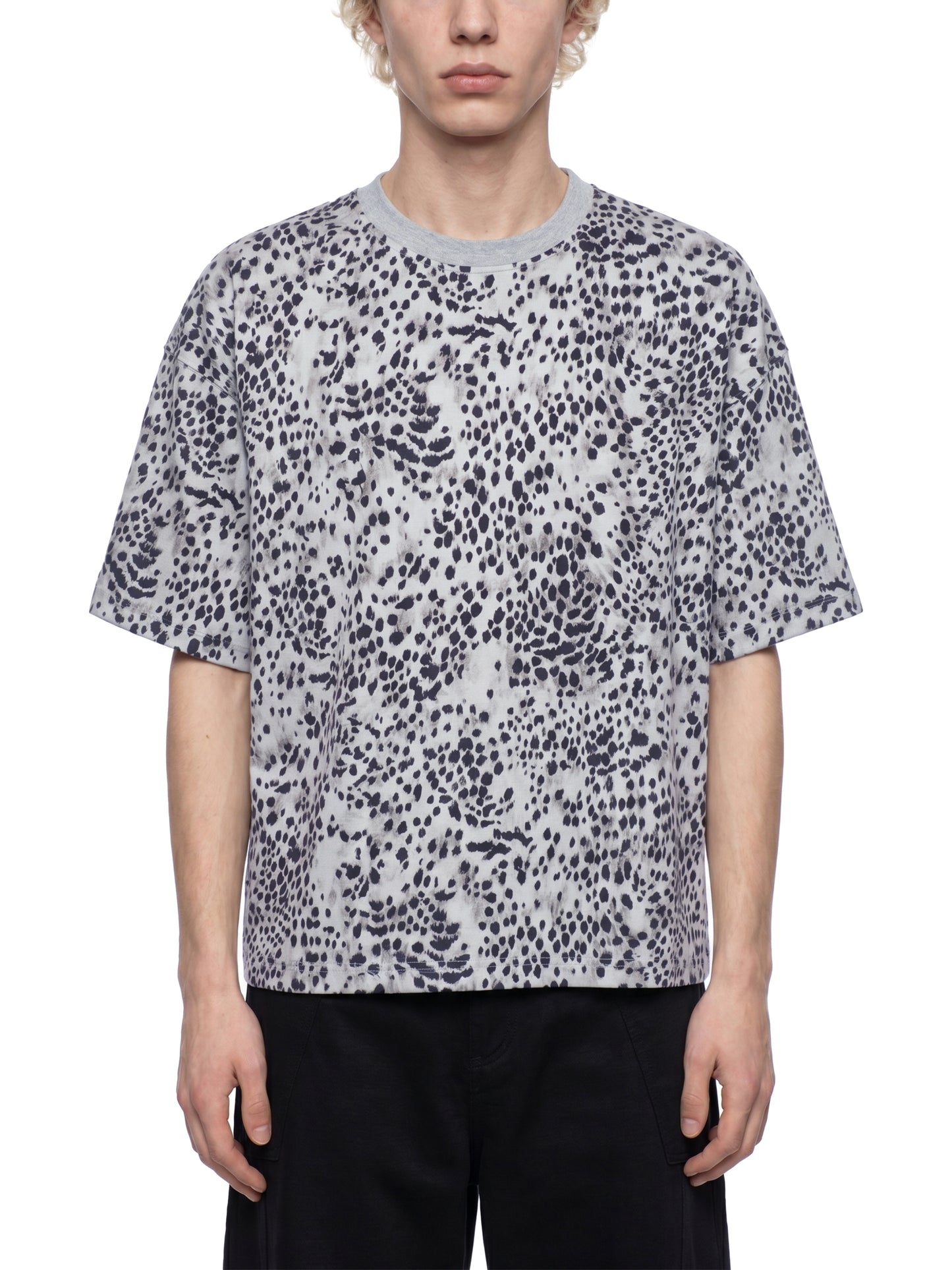 Saint Luciel Cheetah Print Boxy T-Shirt