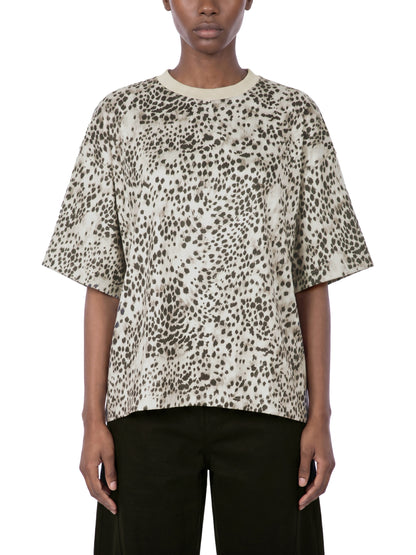 Saint Luciel Cheetah Print Boxy T-Shirt