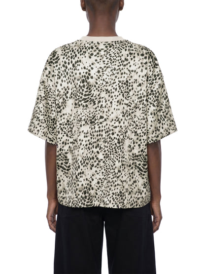 Saint Luciel Cheetah Print Boxy T-Shirt
