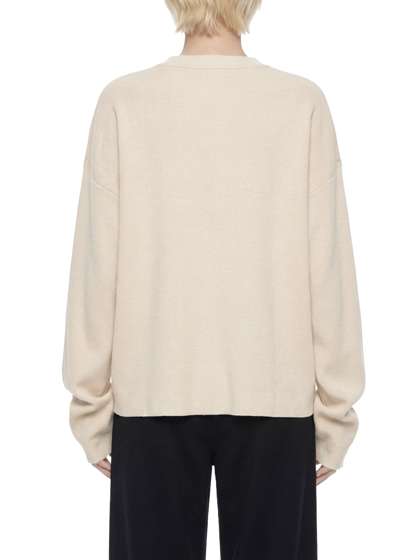 Saint Luciel Vintage Wash Boxy  Waffle Raw Edge Shirt