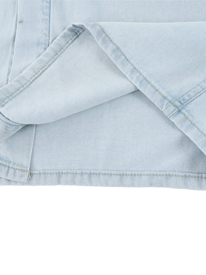 Saint Luciel Vintage Wash Drop Shoulder Lyocell Shirt