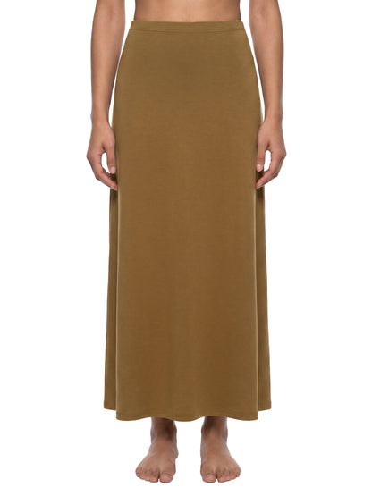 Saint Luciel Women's Solid Color Knit Maxi Skirt