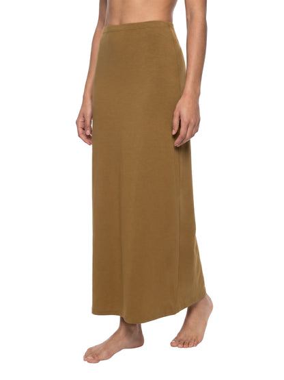 Saint Luciel Women's Solid Color Knit Maxi Skirt