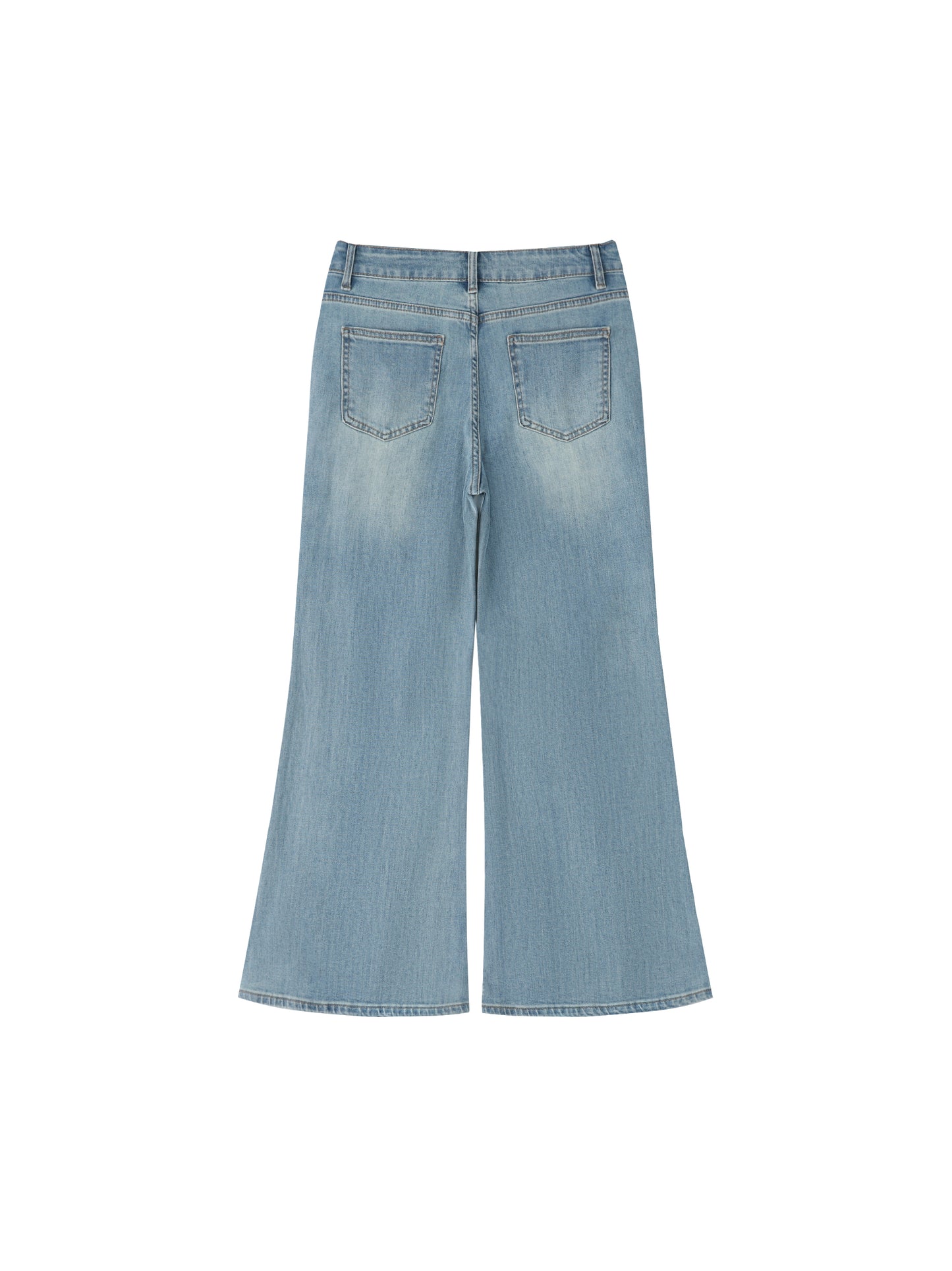Saint Luciel Women's Vintage Wash Flared Leg Jeans