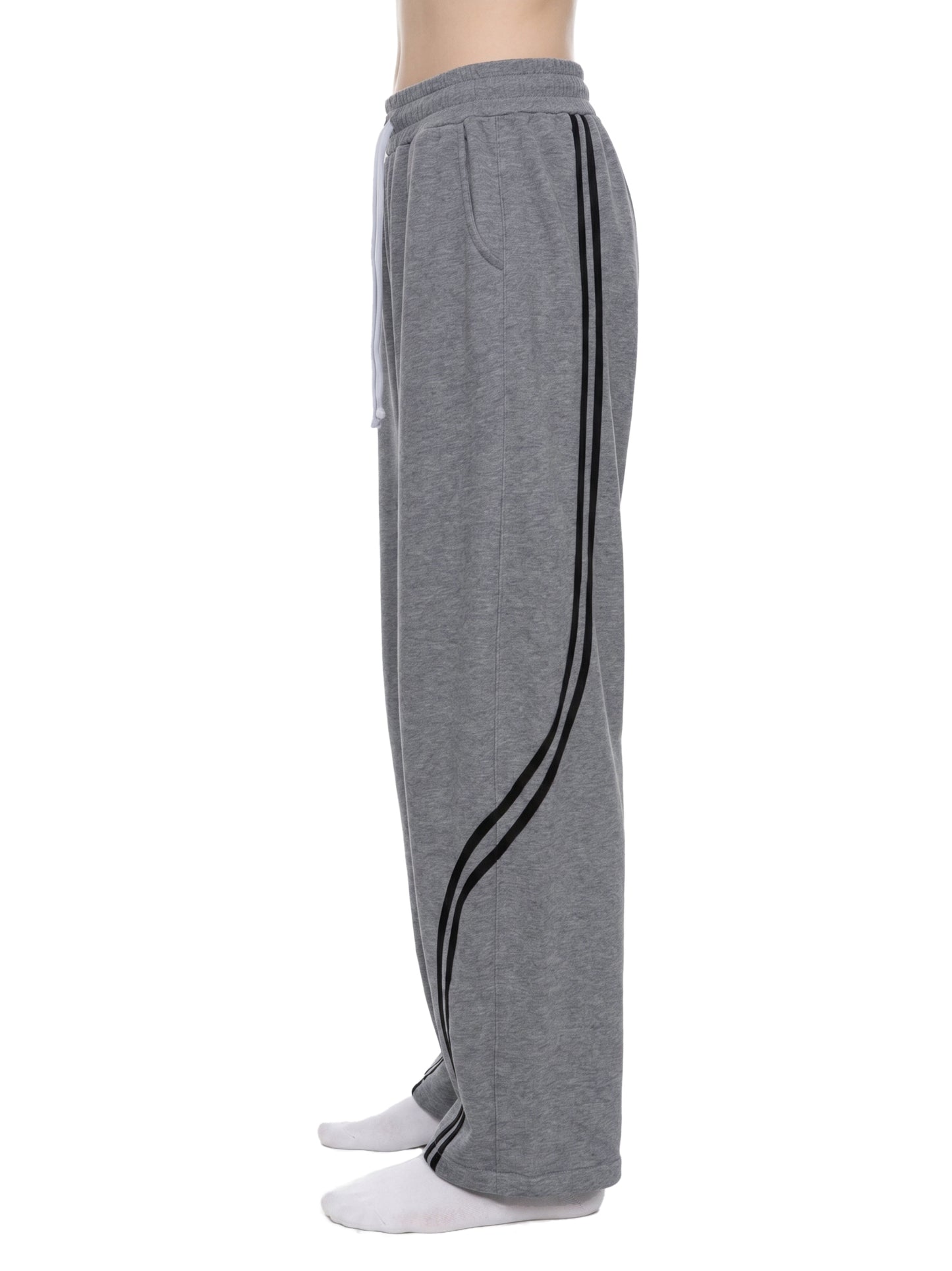 Saint Luciel Wide Leg Piping Sweatpants