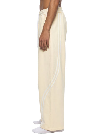 Saint Luciel Wide Leg Piping Sweatpants