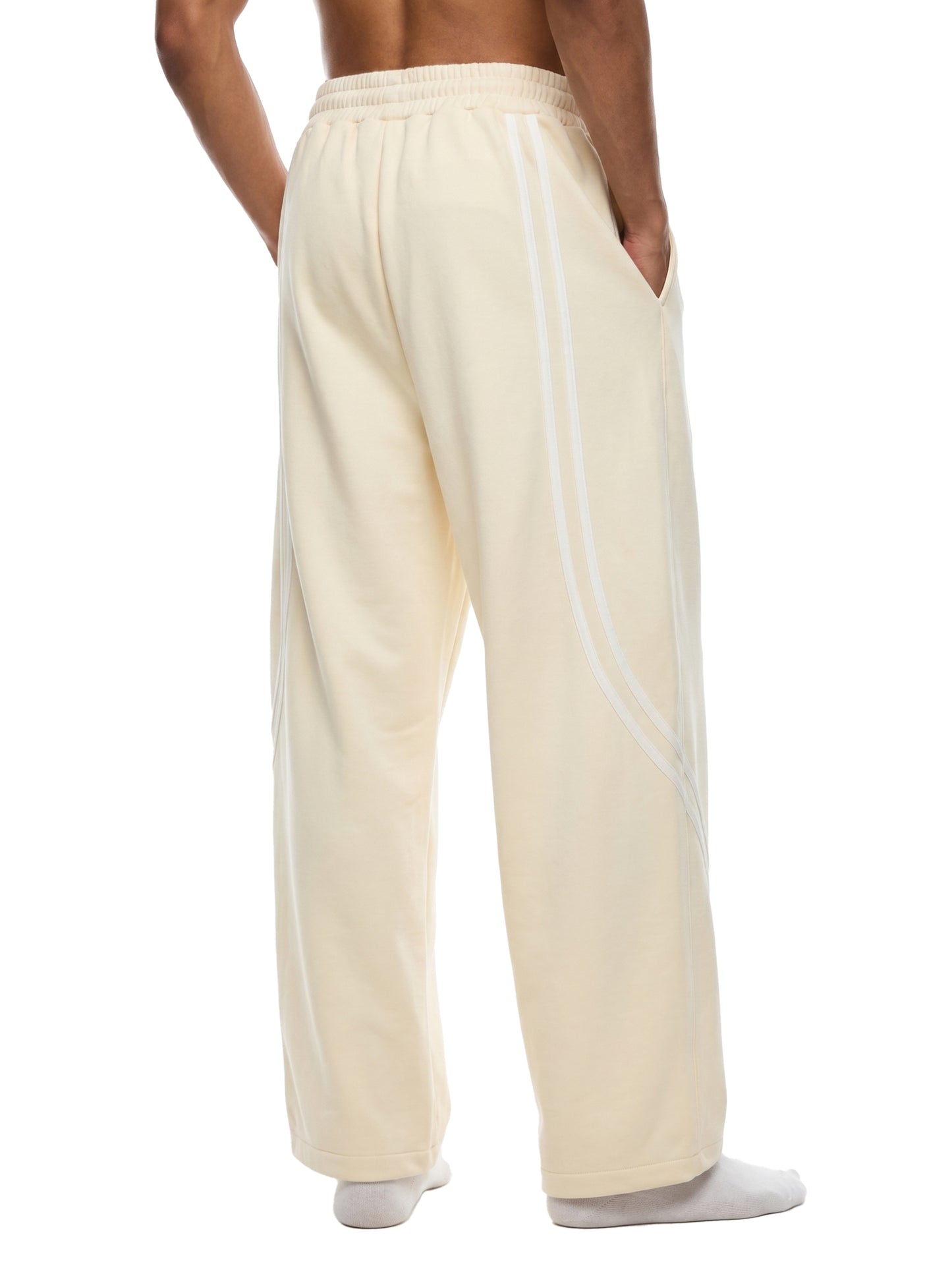 Saint Luciel Wide Leg Piping Sweatpants