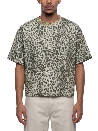 Saint Luciel Leopard Print Boxy T-Shirt