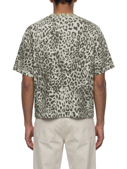 Saint Luciel Leopard Print Boxy T-Shirt