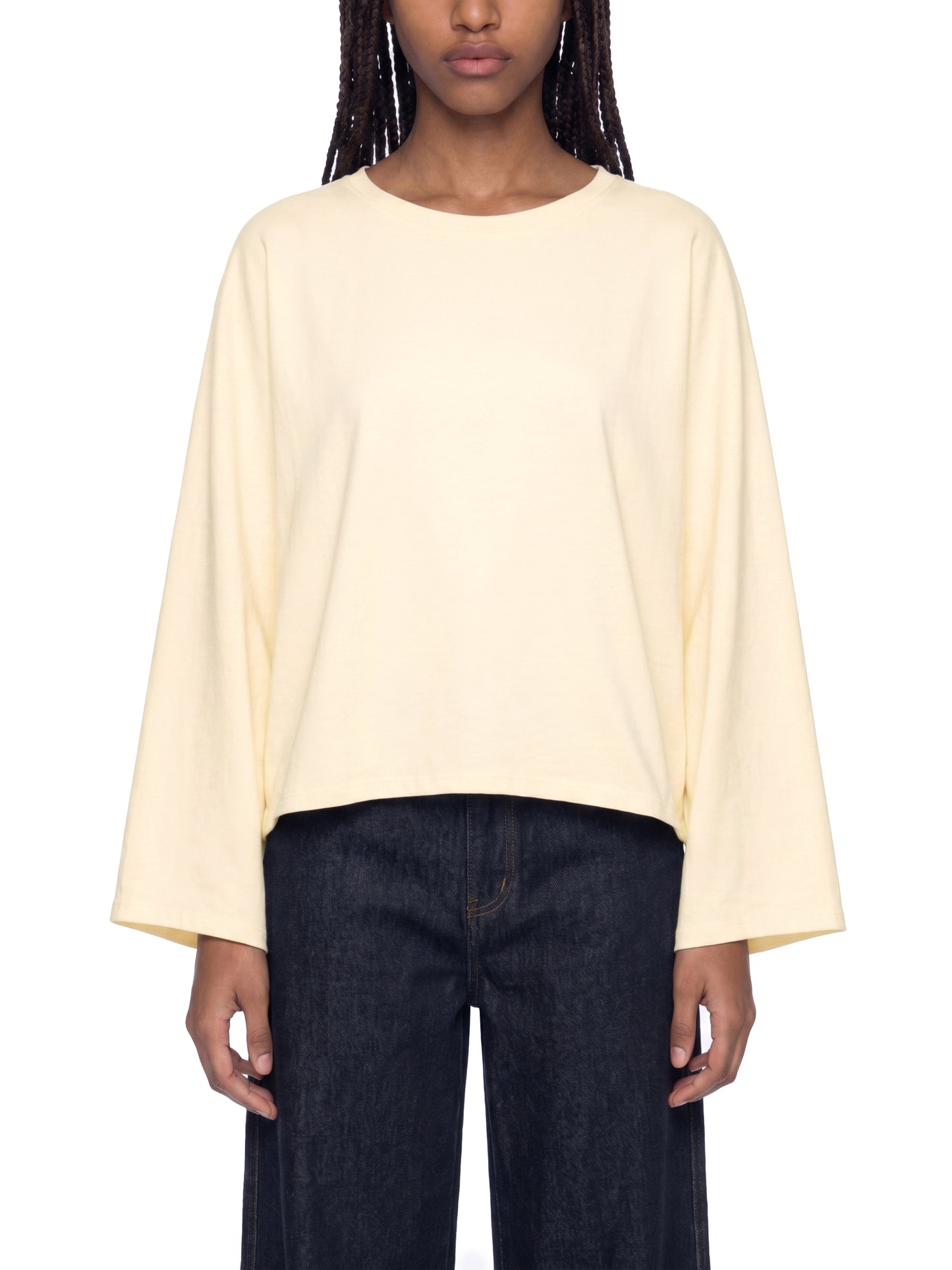 Saint Luciel Women's Boxy Batwing Sleeve T-Shirt