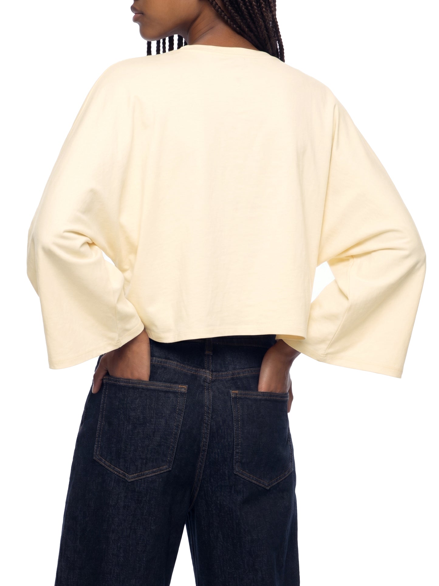 Saint Luciel Women's Boxy Batwing Sleeve T-Shirt