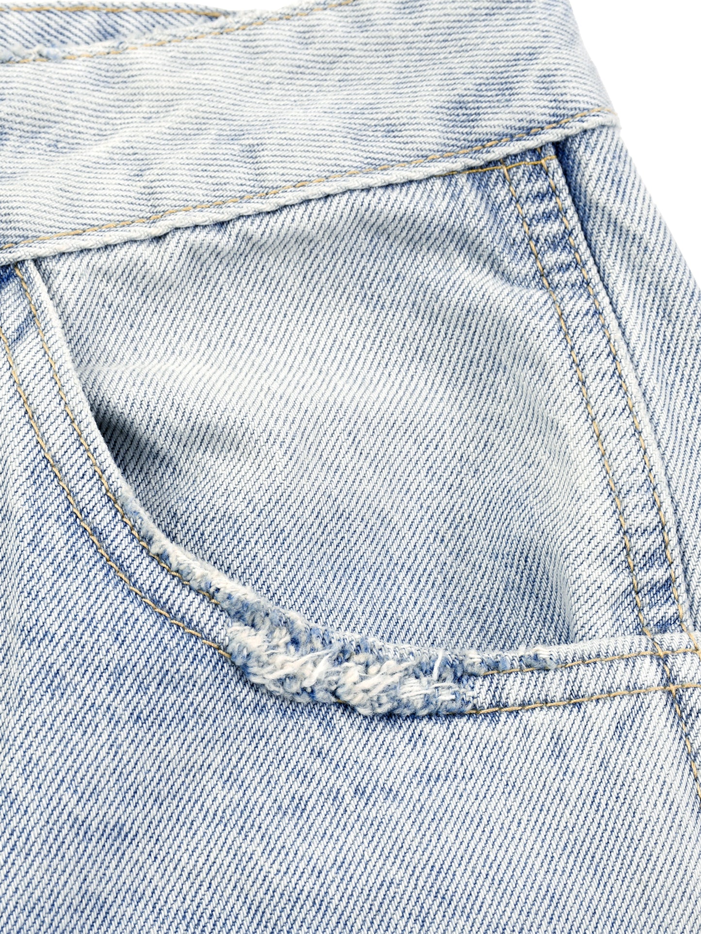 Saint Luciel Men's Vintage Wash Sunfade Barrel Leg Jeans