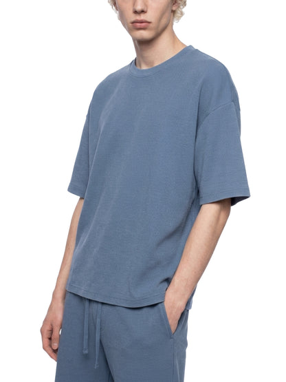 Saint Luciel Vintage Wash Sunfade Boxy Waffle T-Shirt