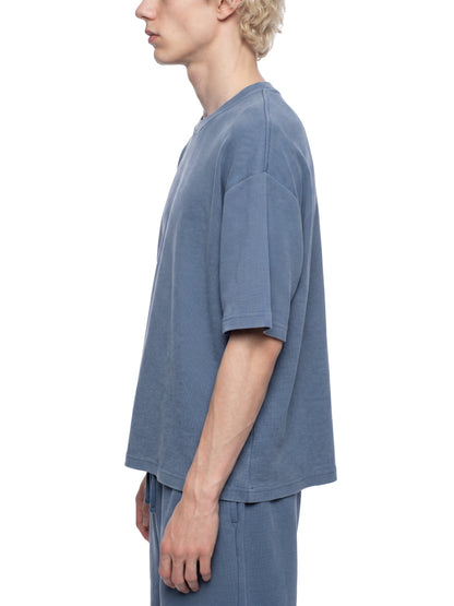 Saint Luciel Vintage Wash Sunfade Boxy Waffle T-Shirt