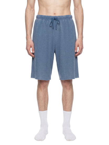 Saint Luciel Vintage Wash Sunfade Waffle Raw Hem Shorts
